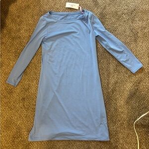 Vineyard Vines Pink Striped Shirt Dress